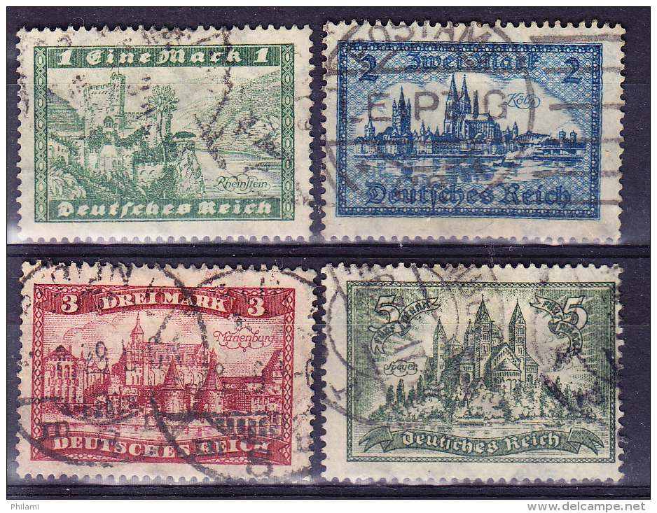 ALLEMAGNE REICH,  Mi 364/7, Cancel,  (7B992) - Oblitérés