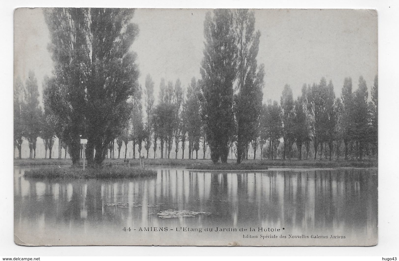 AMIENS - N° 44 - L' ETANG DU JARDIN DE LA HOTOIE - CPA NON VOYAGEE - Amiens