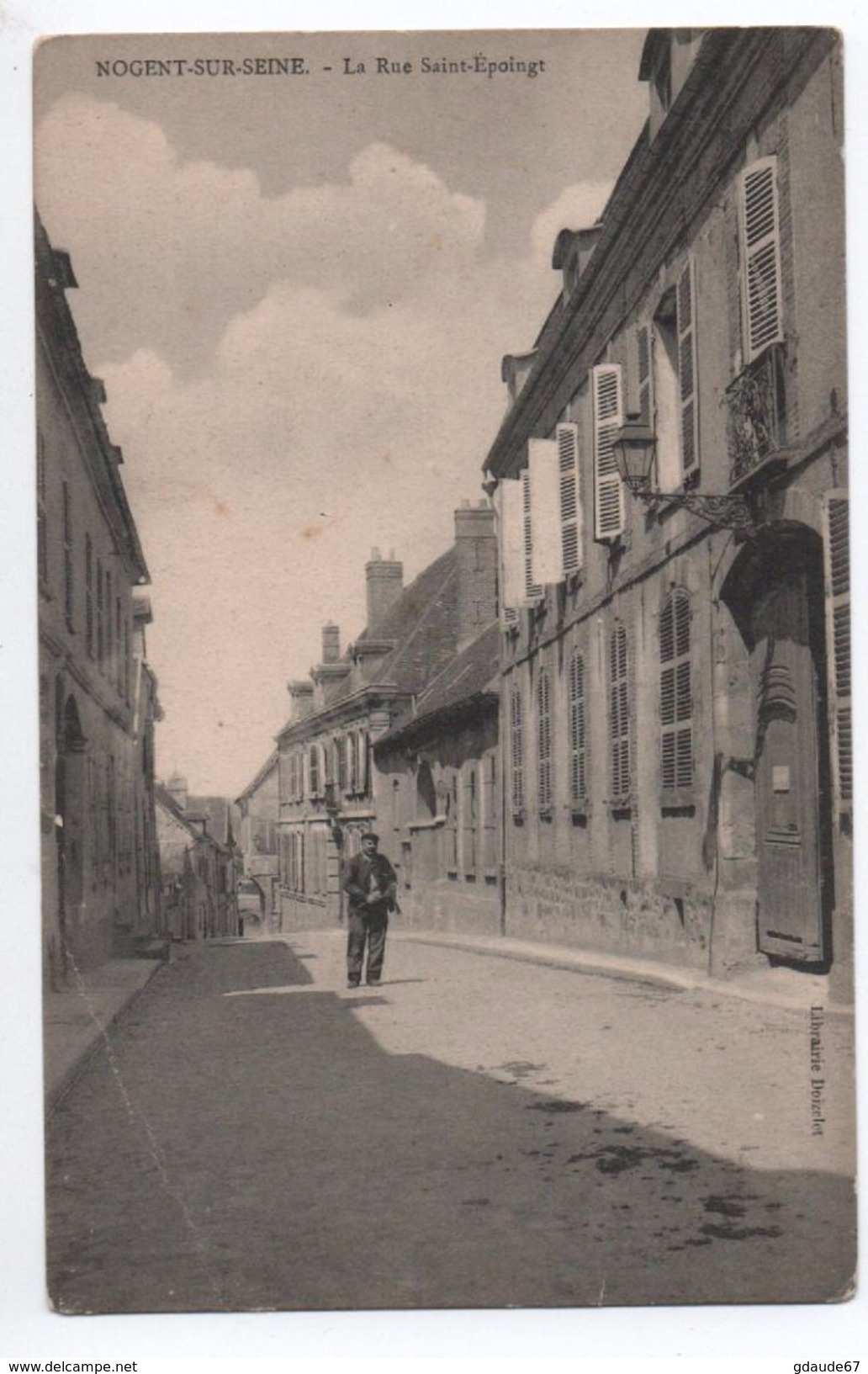 NOGENT SUR SEINE (10) - LA RUE SAINT EPOINGT - Nogent-sur-Seine