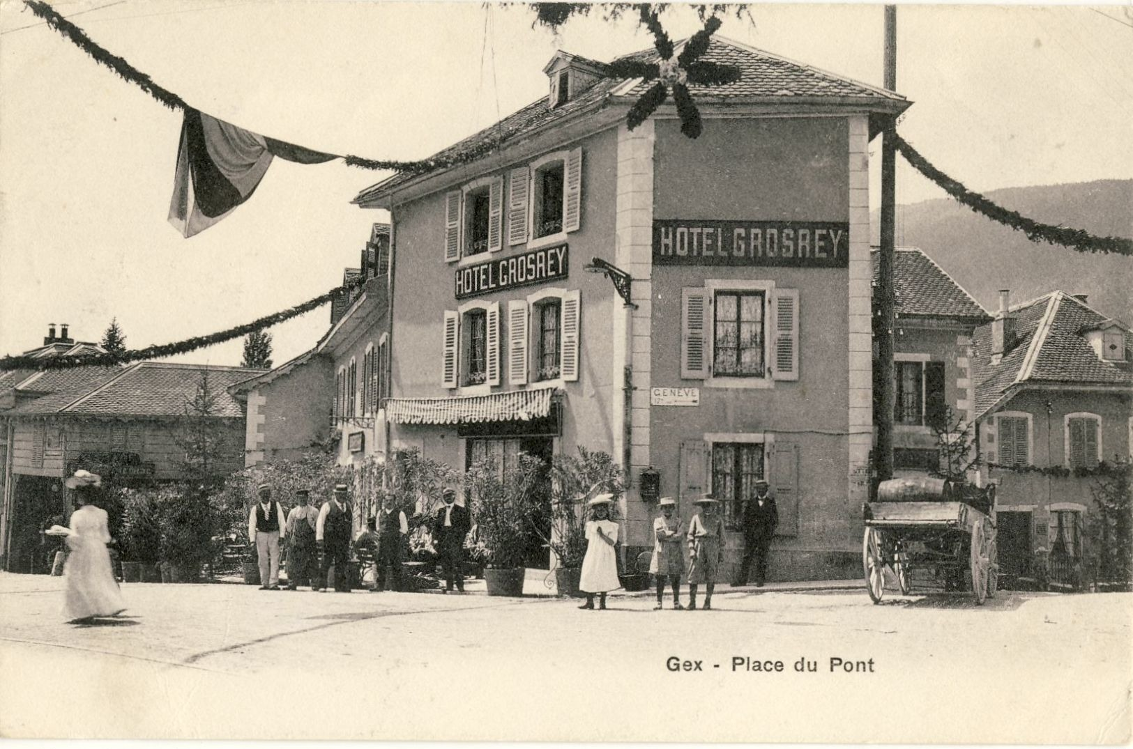 GEX -- PLACE  DU  PONT                   Leger Petit Pli Coin Sans Gravité - Gex