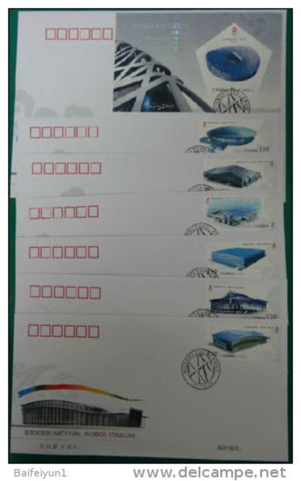 CHINA 2007-32 "Beijing 2008 Olympic Competition Venues Set Stamps+sheetlet"F.D.C - 2000-2009