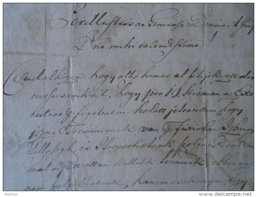 AV510.4 Old Document - Letter - Hungary 1780 - Australia