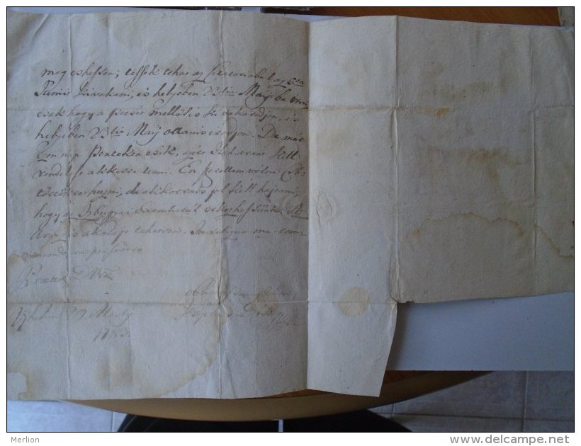 AV510.4 Old Document - Letter - Hungary 1780 - Australia