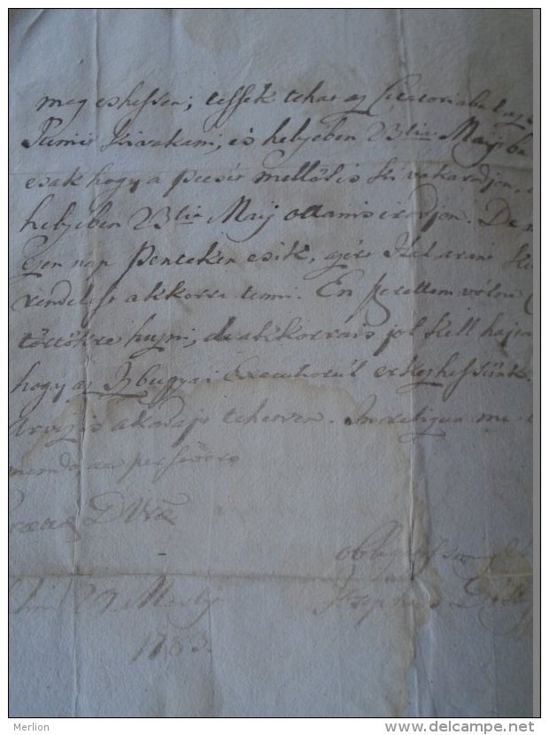 AV510.4 Old Document - Letter - Hungary 1780 - Australia