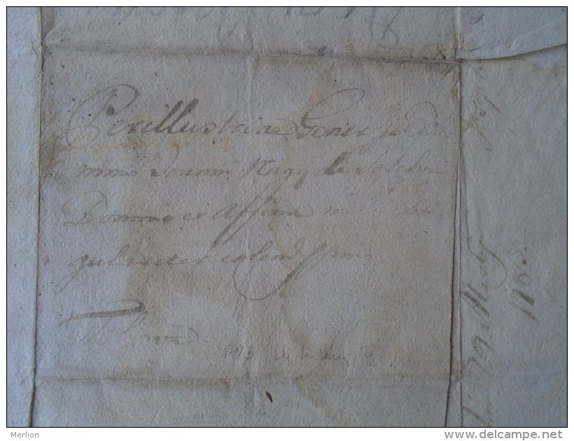 AV510.4 Old Document - Letter - Hungary 1780
