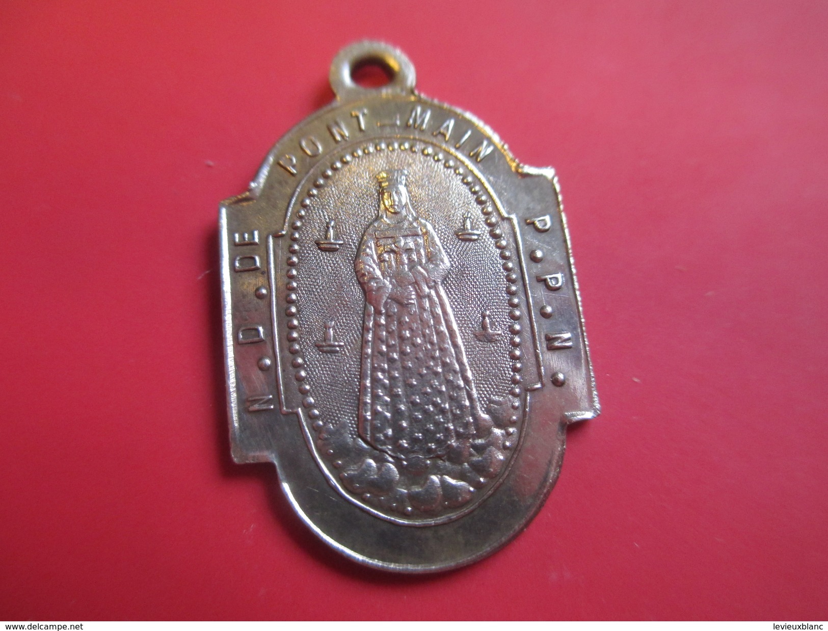 Médaille Religieuse Ancienne/Notre Dame De Pont-Main/ Eglise De Pont-Main/Prés LAVAL/ Mayenne/Fin-XIXéme   CAN36 - Religión & Esoterismo