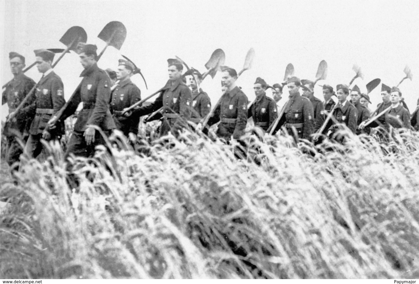 WW2 - Départ Au Travail Au Chantier De Jeunesse De Marchezais En Août 1941 - 1939-45