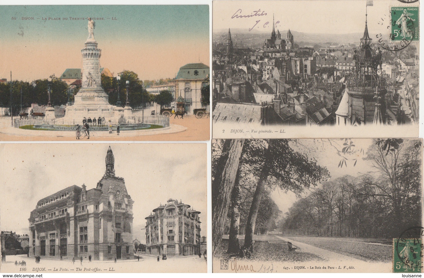 17 / 11 / 290   -  LOT  DE   14   CPA  DE  DIJON   ( 21 )  Toutes Scanées - 5 - 99 Cartes