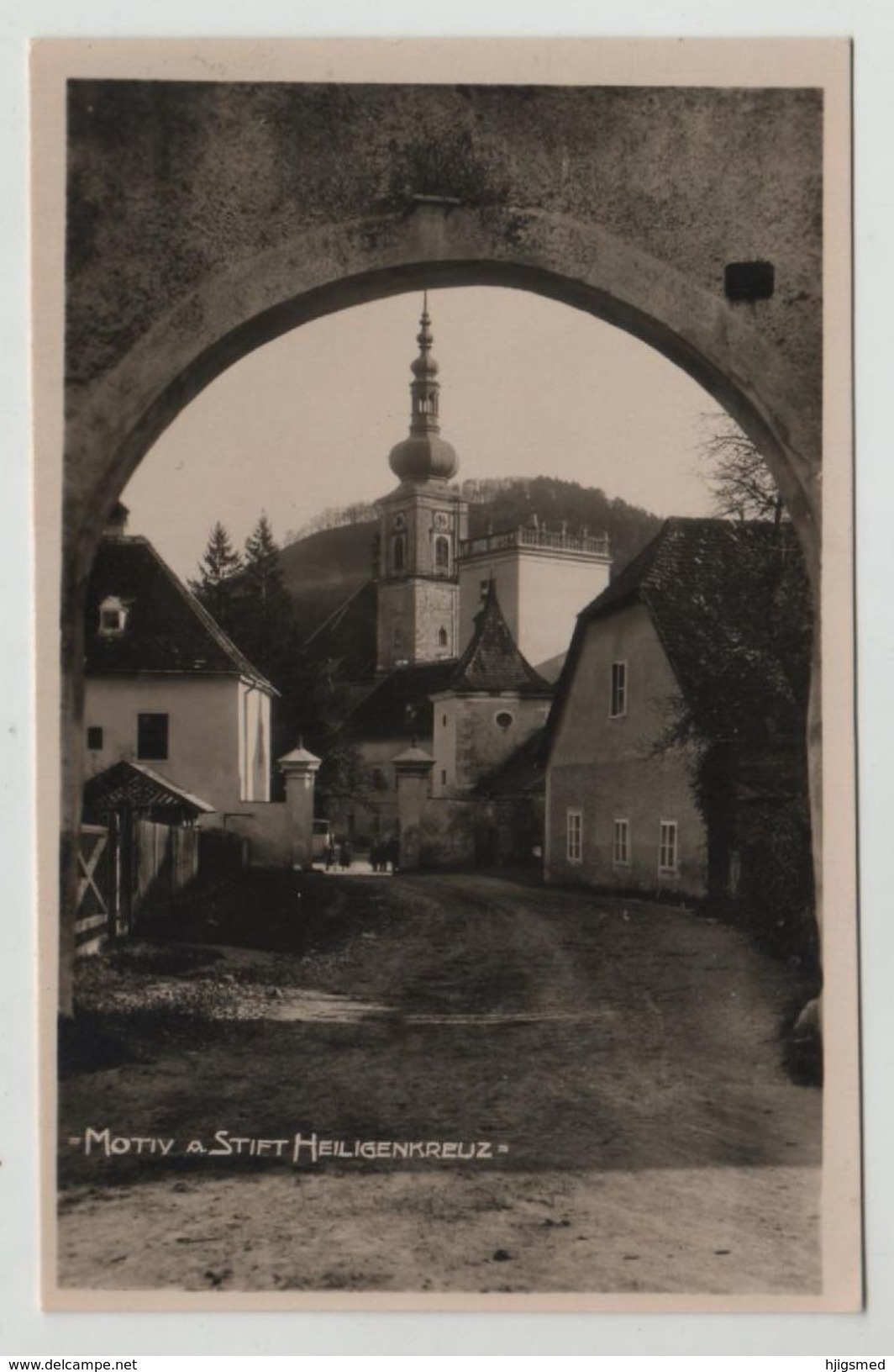 Austria Stift Heiligenkreuz Cistercian Kloster  RPPC Real Photo Post Card Postkarte Karte 7608 POSTCARD - Heiligenkreuz