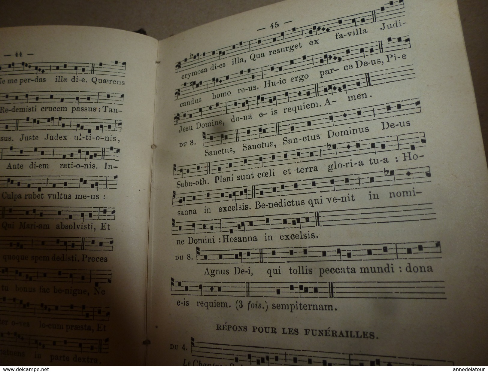 1900 ? Les principaux CHANTS LITURGIQUES en plain-chant