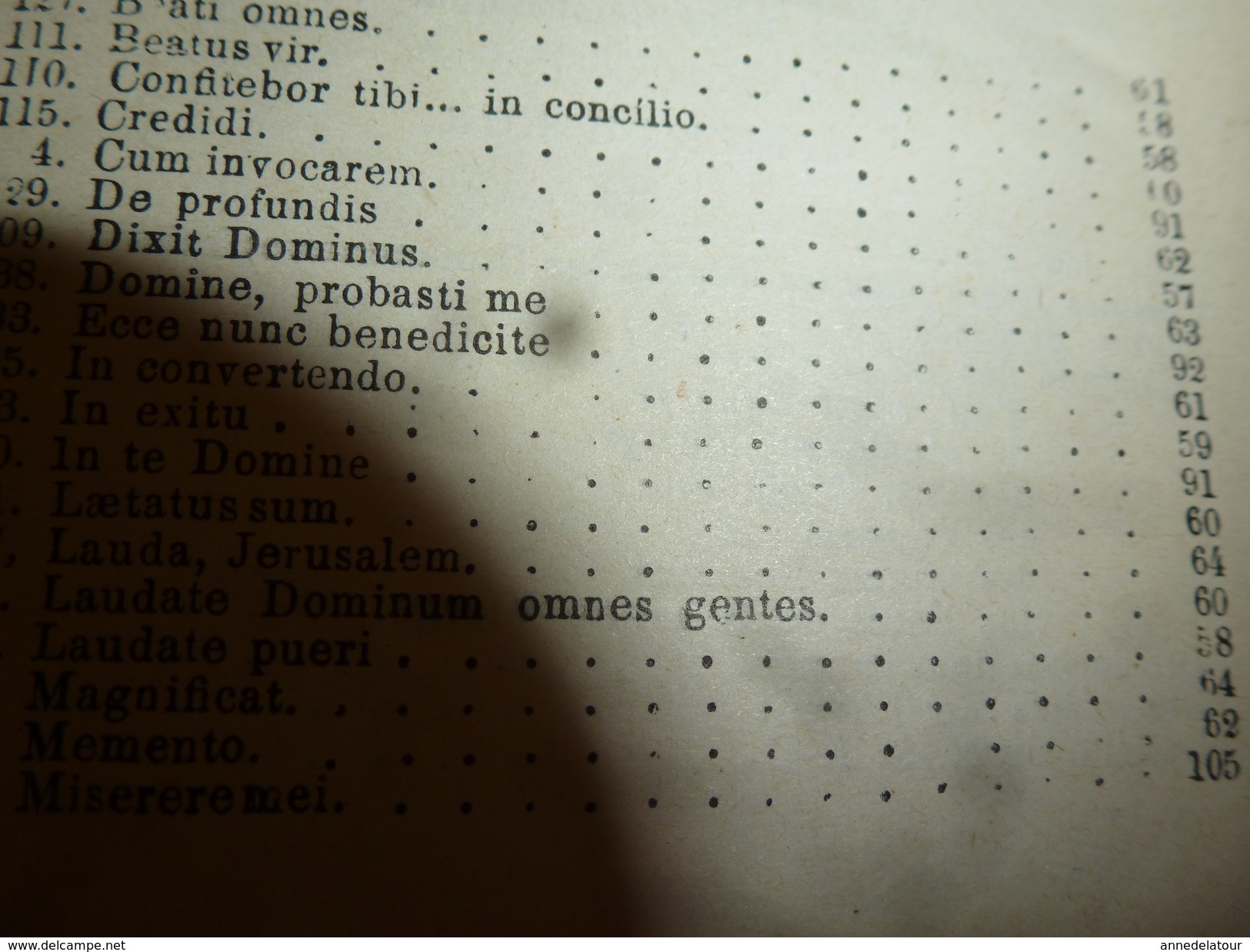 1900 ? Les principaux CHANTS LITURGIQUES en plain-chant