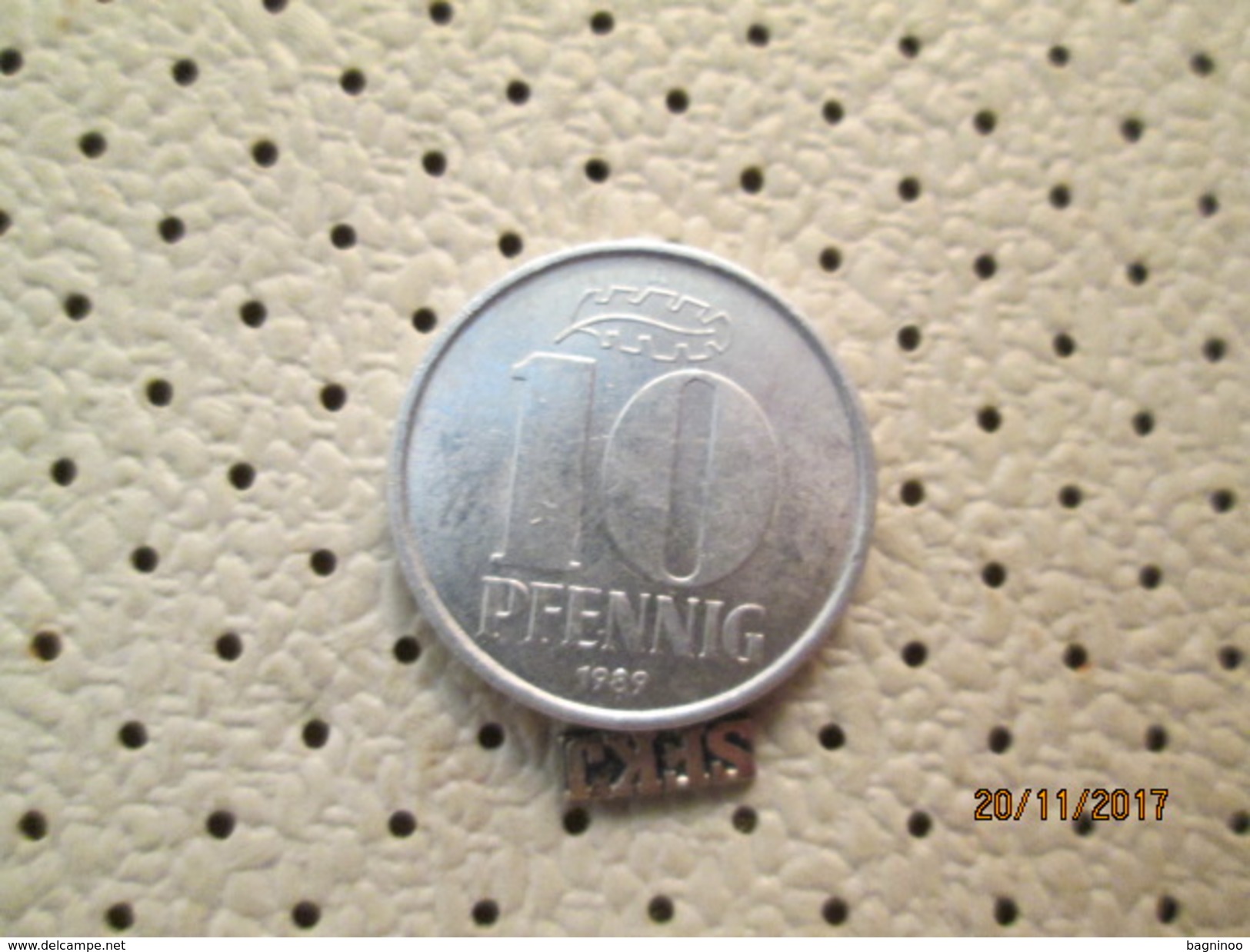GDR German Dem. Republic 10 Pfenning 1989 # 5 - 10 Pfennig