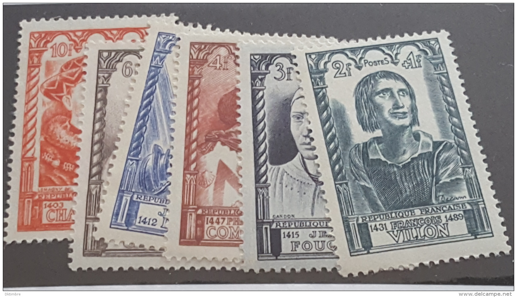 LOT 375432 TIMBRE DE FRANCE NEUF** N°765 A 770 LUXE - Unused Stamps