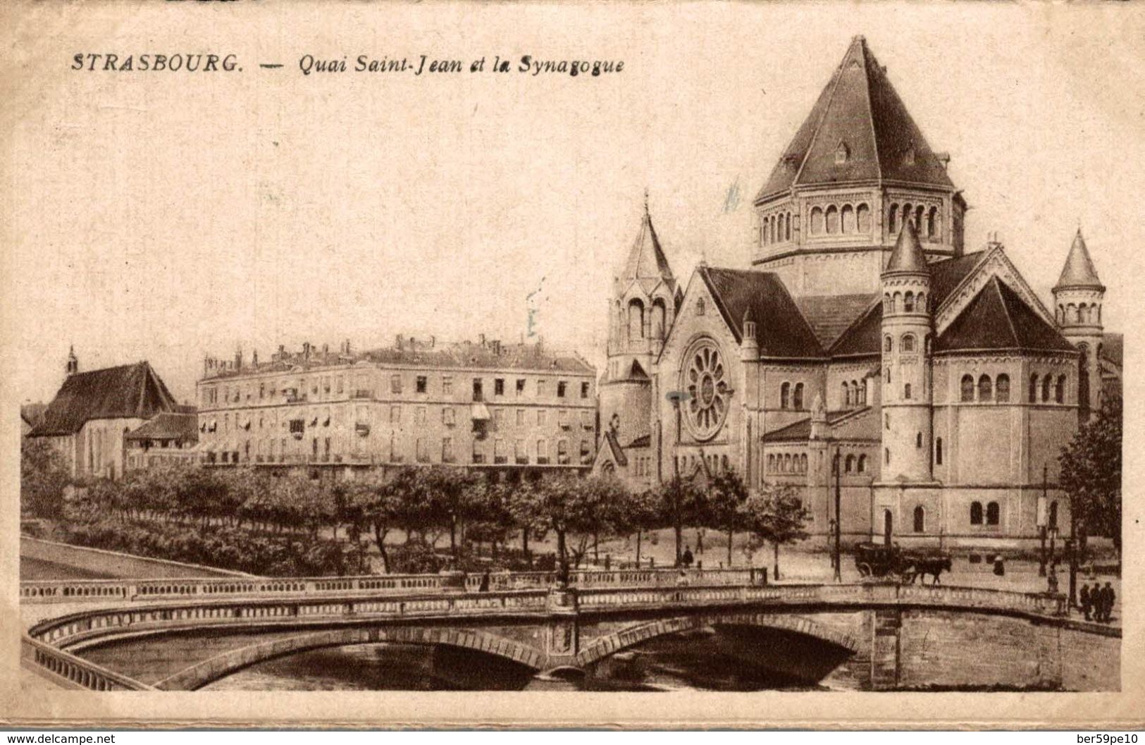 67 STRASBOURG QUAI SAINT-JEAN ET LA SYNAGOGUE - Strasbourg