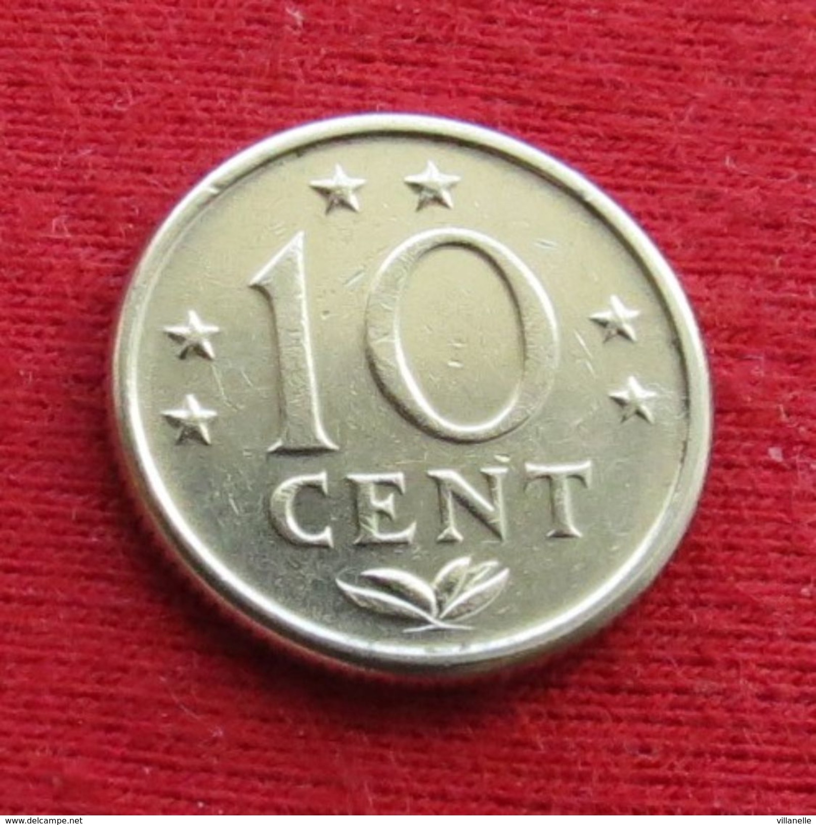 Netherlands Antilles 10 Cents 1974 KM# 10  Antillen Antilhas Antille Antillas - Netherlands Antilles