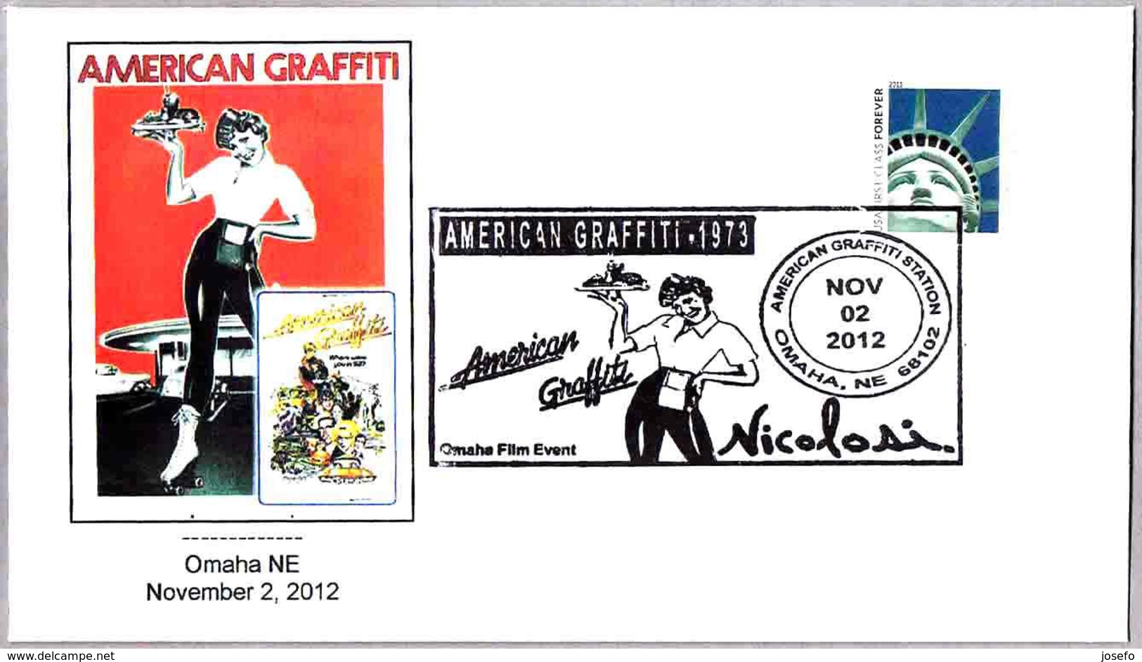 Film AMERICAN GRAFFITI. Omaha NE 2012 - Kino