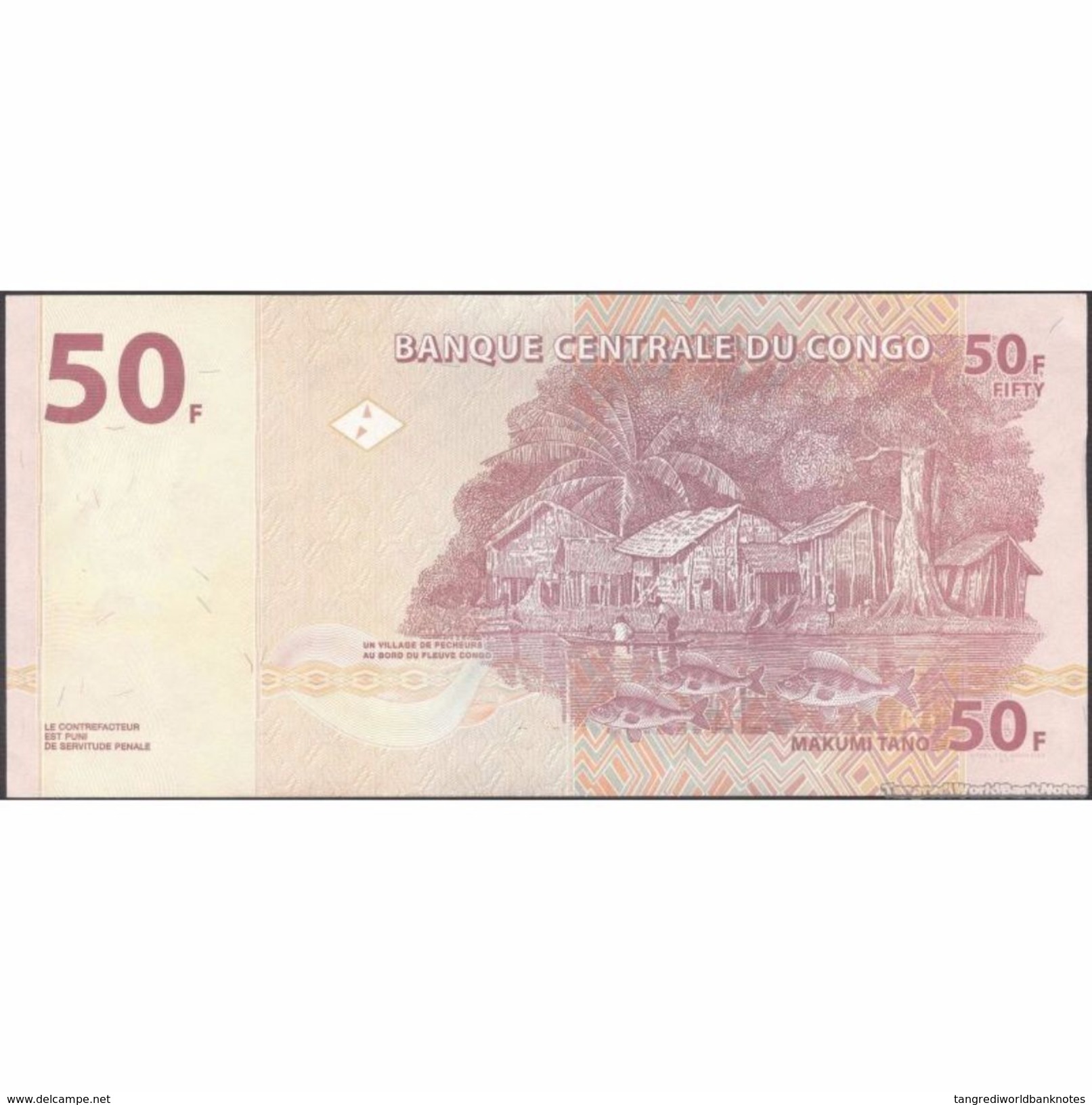 TWN - CONGO DEM. REP. 97A - 50 Francs 30.6.2013 KD-J (HdM) UNC - Repubblica Democratica Del Congo & Zaire