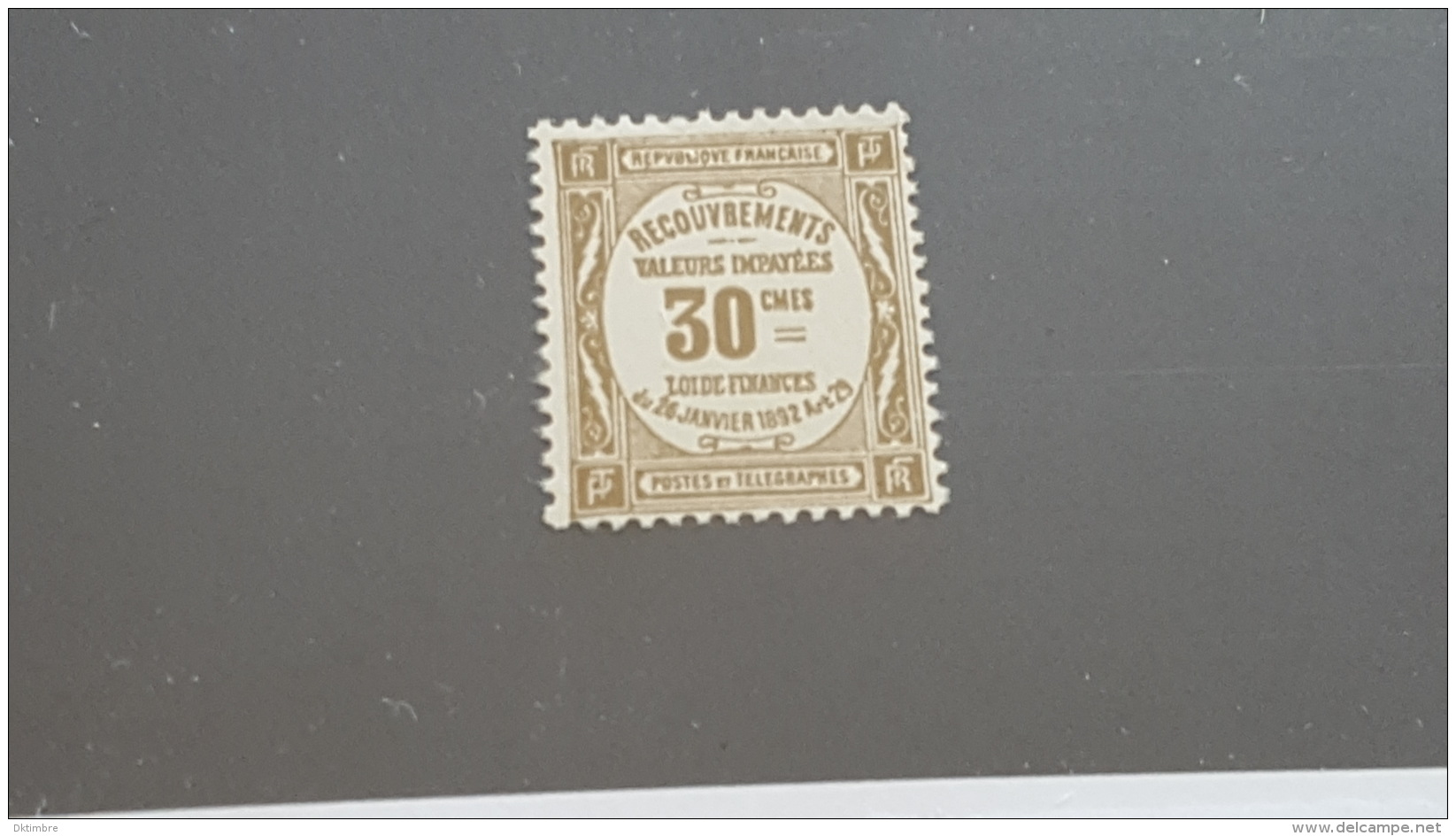 LOT 375460 TIMBRE DE FRANCE NEUF* N°46 VALEUR 14,5 EUROS - 1859-1959 Neufs