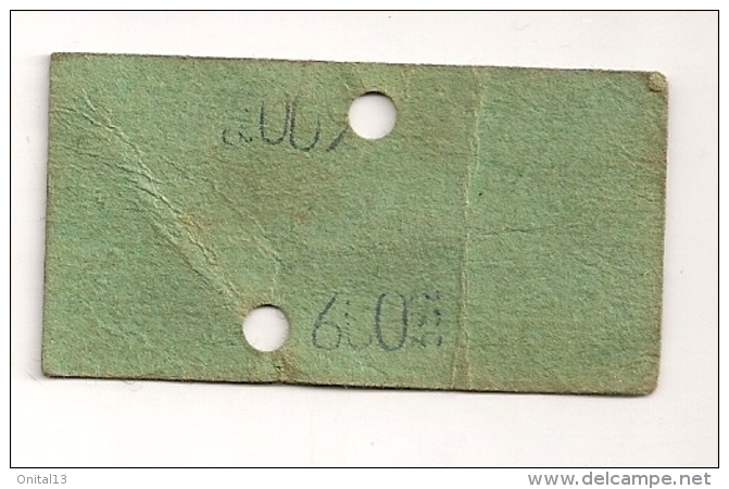 Ancien Ticket De METRO / ALESIA  I II  AR VALABLE CE JOUR SEULEMENT CAP1391 - Europe