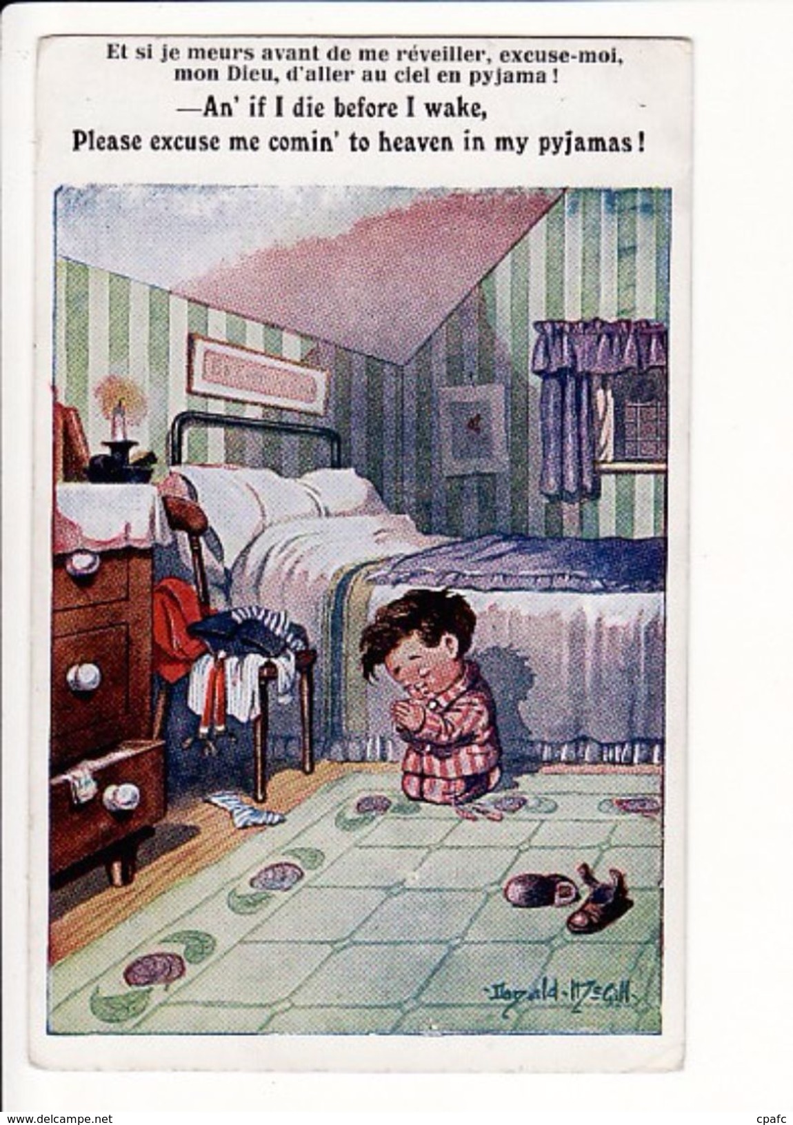 Humour Illustré Par Donald Mc Gill "An' If I Die Before I Wake ..."/ Editions Florence House Comique N°2287 - Mc Gill, Donald