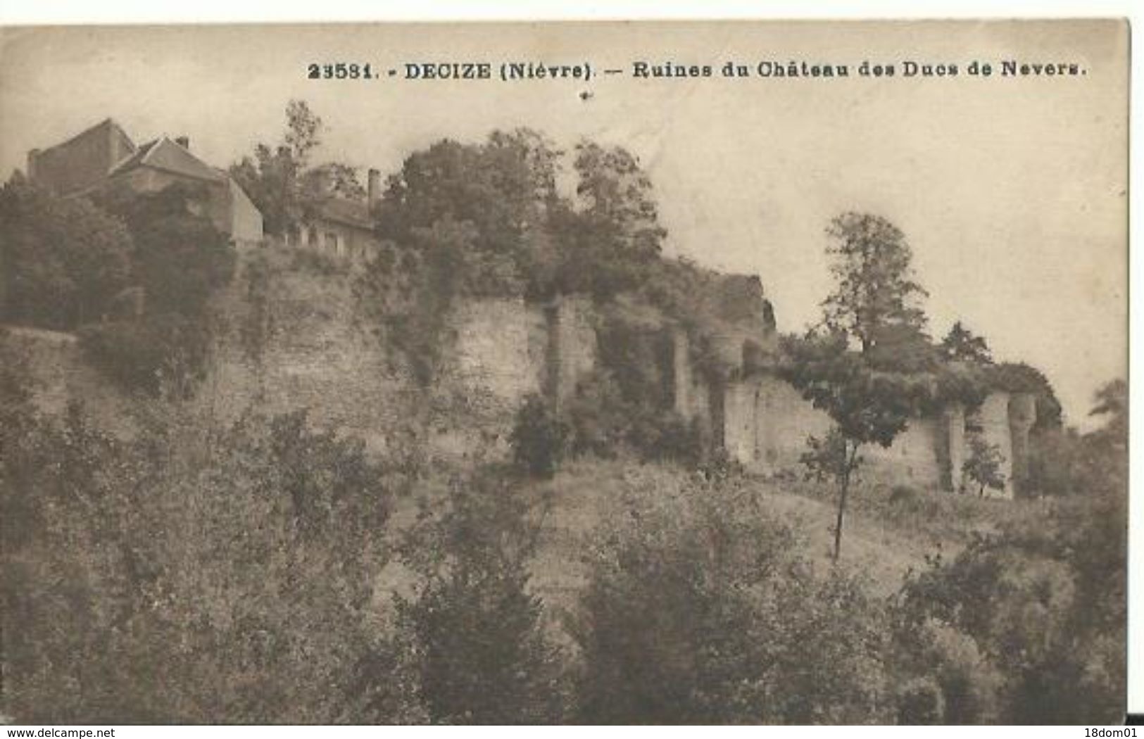 Decize - Ruines Du Château Des Ducs De Nevers - Decize