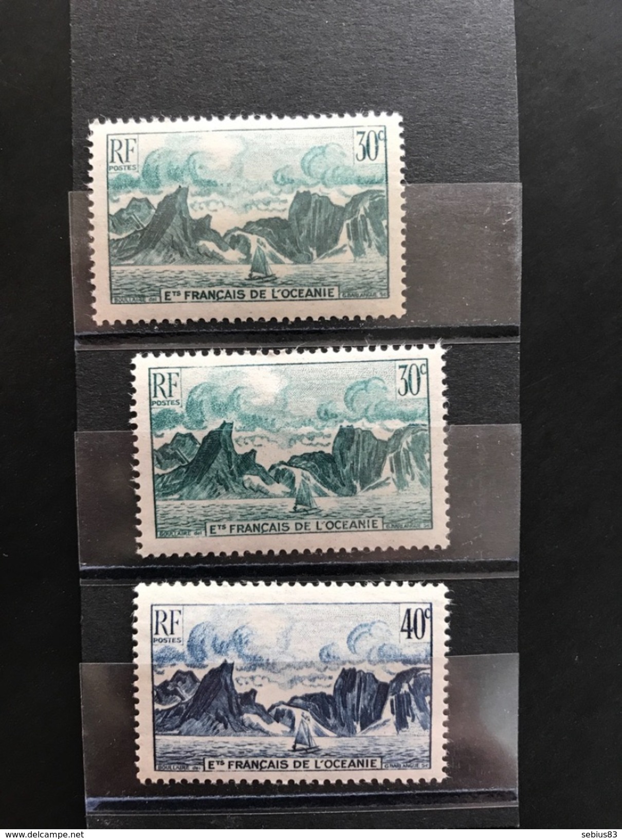 OCEANIE:colonie Française 1939-49 Timbres N°84,85,89neuf** - Nuovi