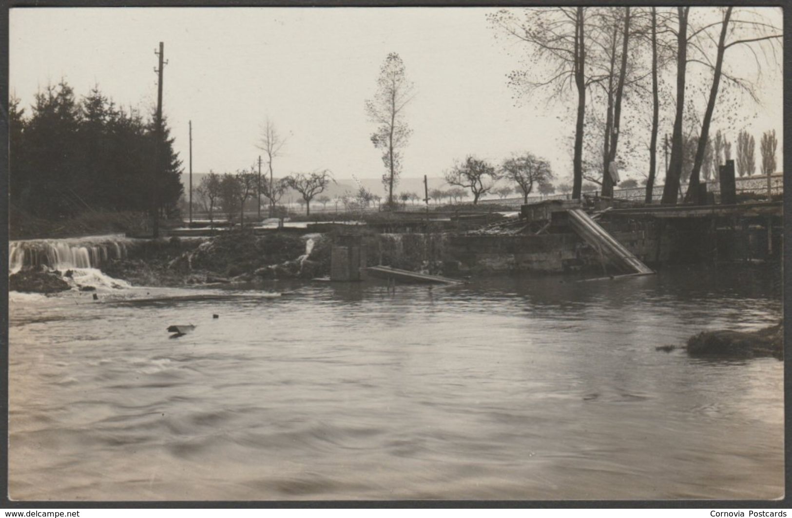 Flutschaden, Irgendwo In Deutschland, C.1930-50 - Foto-AK - Floods