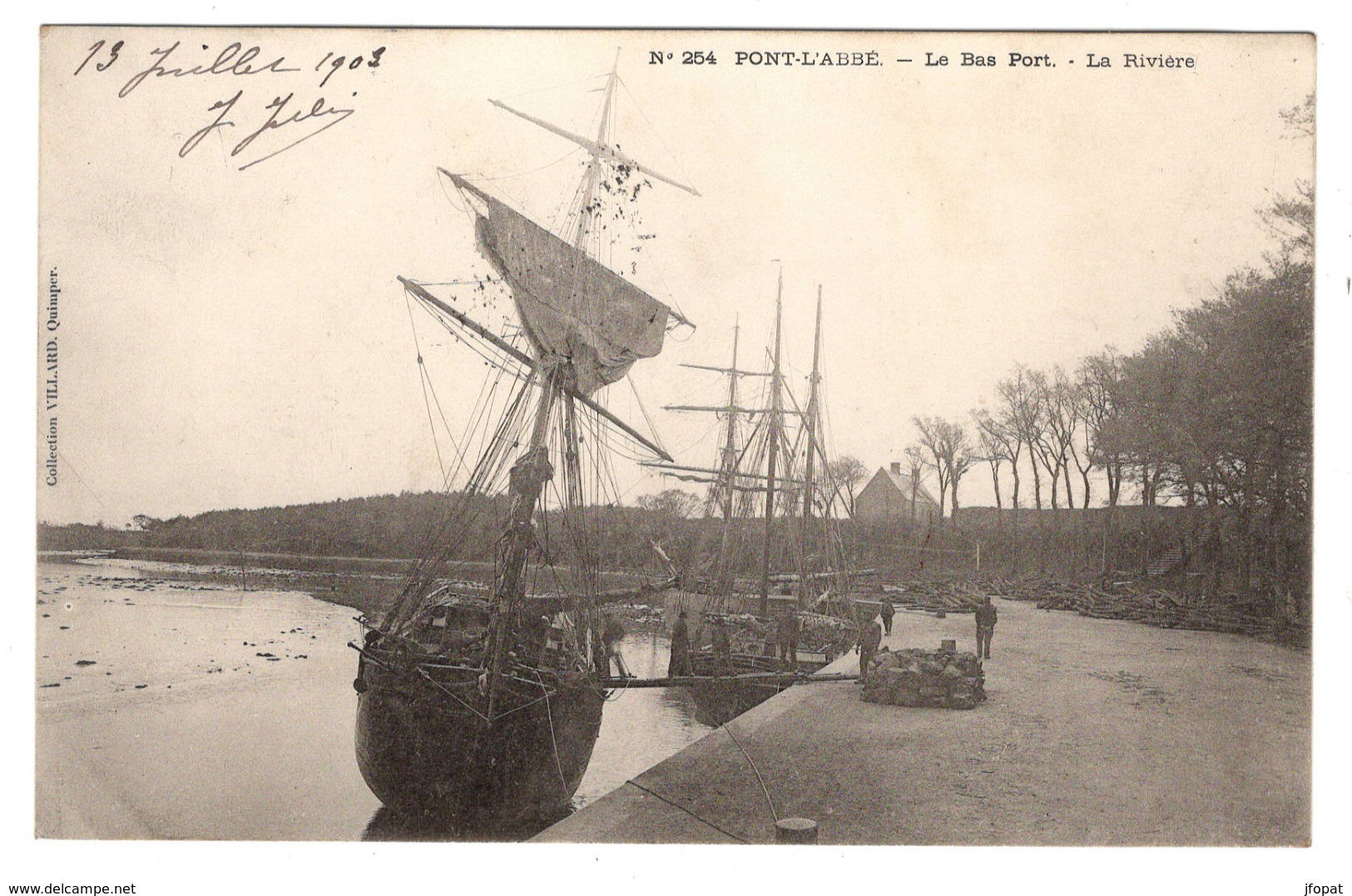 29 FINISTERE - PONT L'ABBE Le Bas Port, La Rivière, Pionnière - Pont L'Abbe