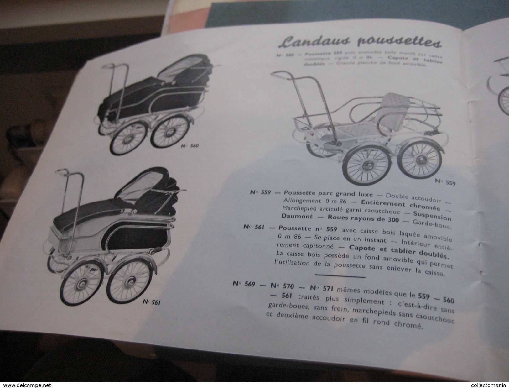 7 catalogues compl +1 catalogus 1937 Morrelet manquant page 1et 2 - PRAMS, Kinderwagens Voitures d'enfants VG carrozzina