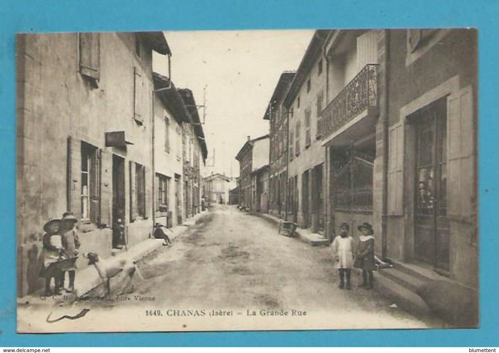 CPA 1649 - La Grande Rue CHANAS 38 - Chanas