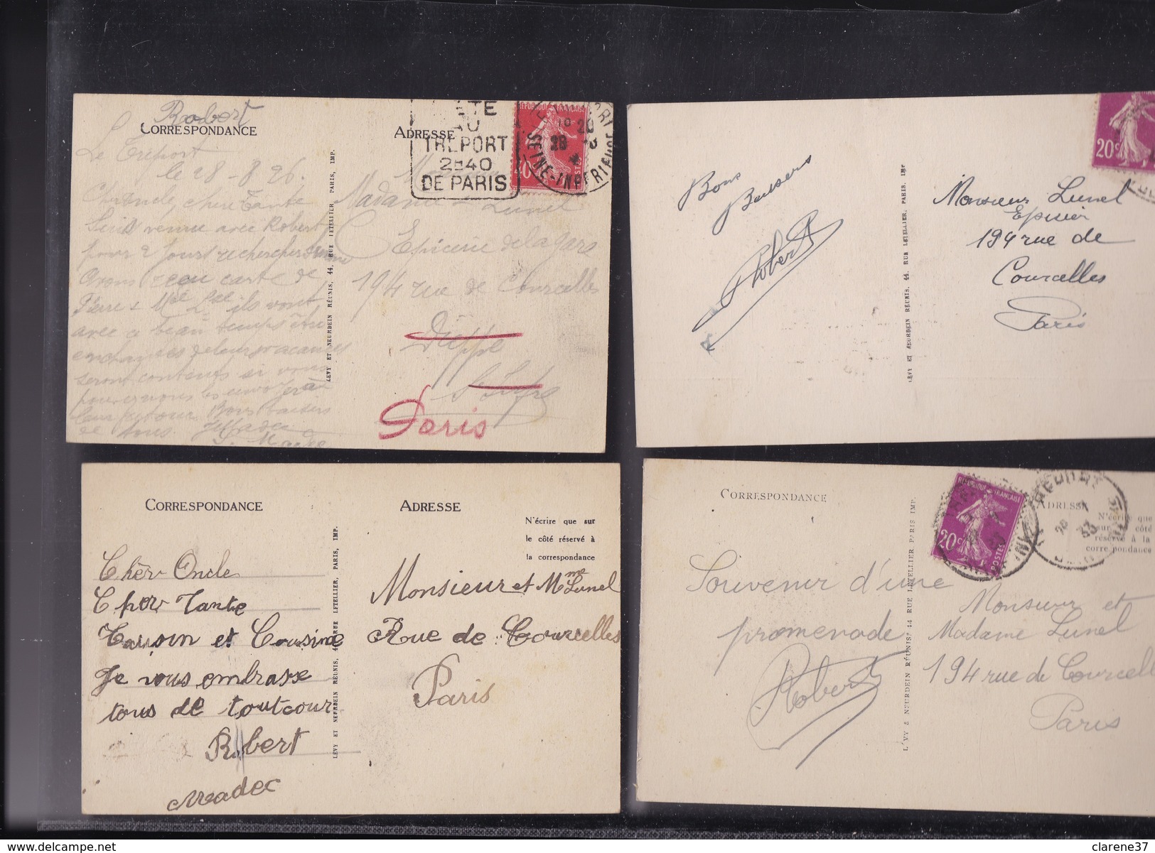 76 SEINE MARITIME , LE TREPORT  Lot De 4 Cartes , - Le Treport