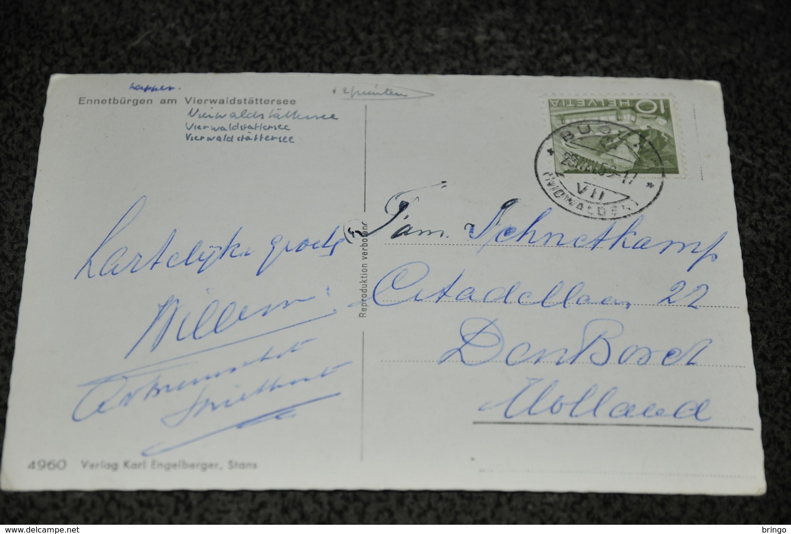 311- Ennetbürgen Am Vierwaldstättersee - 1959 - Ennetbürgen