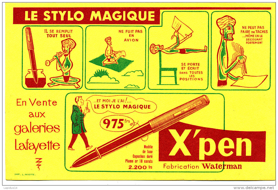 BU 1492 - STYLO MAGIQUE  X' PEN - Cartoleria