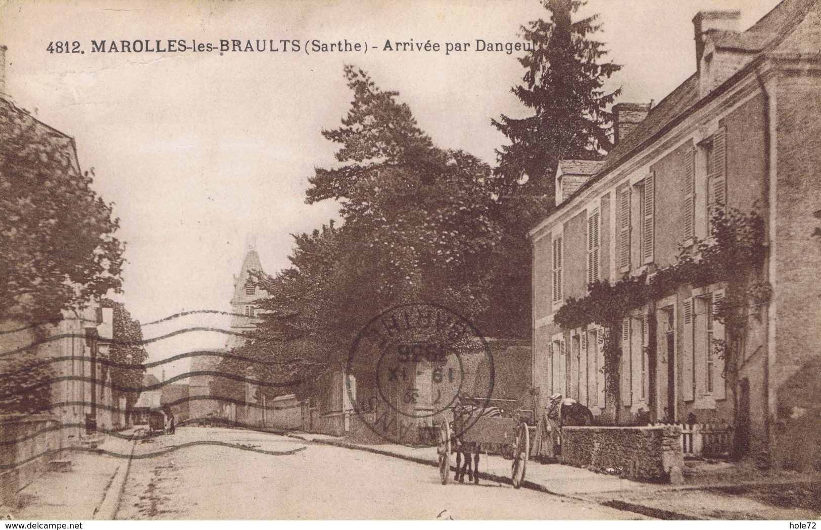 72 - Marolles-les-Braults (Sarthe) - Arrivée Par Dangeul - Marolles-les-Braults