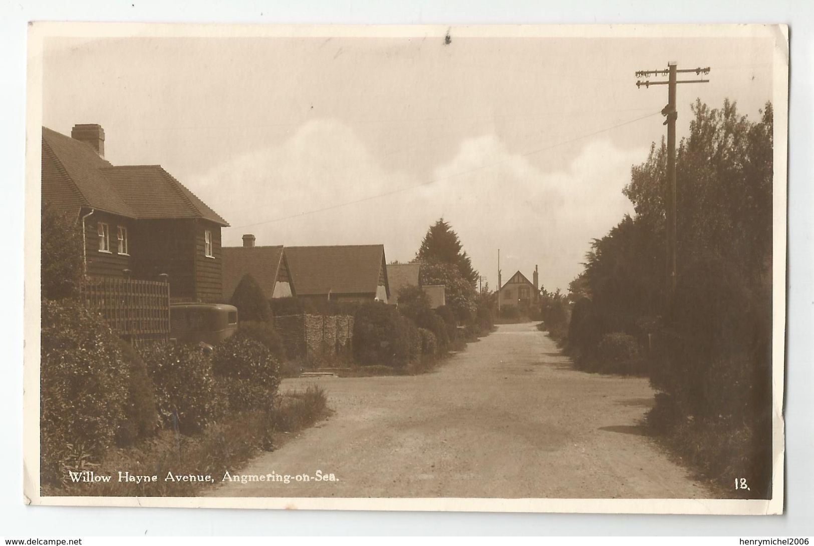 Angleterre - Sussex - Willow Hayne Avenue , Angmering On Sea Cachet Littlehampton - Otros & Sin Clasificación