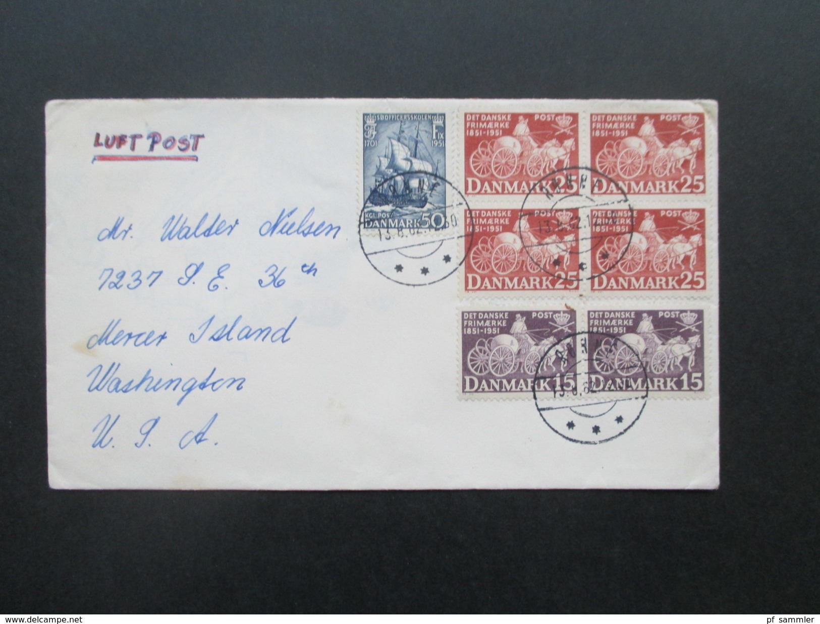 Dänemark 1950/60er Luftpostbelege alle in die USA gelaufen! 89 stk. Viele Jul Marken / Aerogramme! Interessanter Posten!