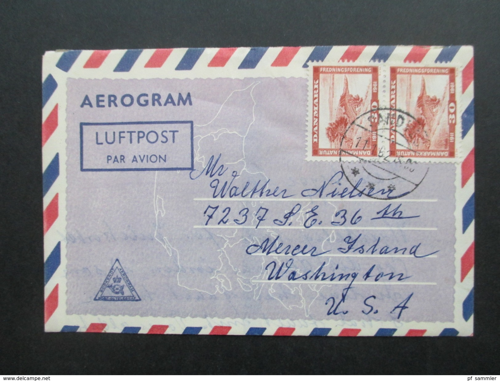 Dänemark 1950/60er Luftpostbelege alle in die USA gelaufen! 89 stk. Viele Jul Marken / Aerogramme! Interessanter Posten!