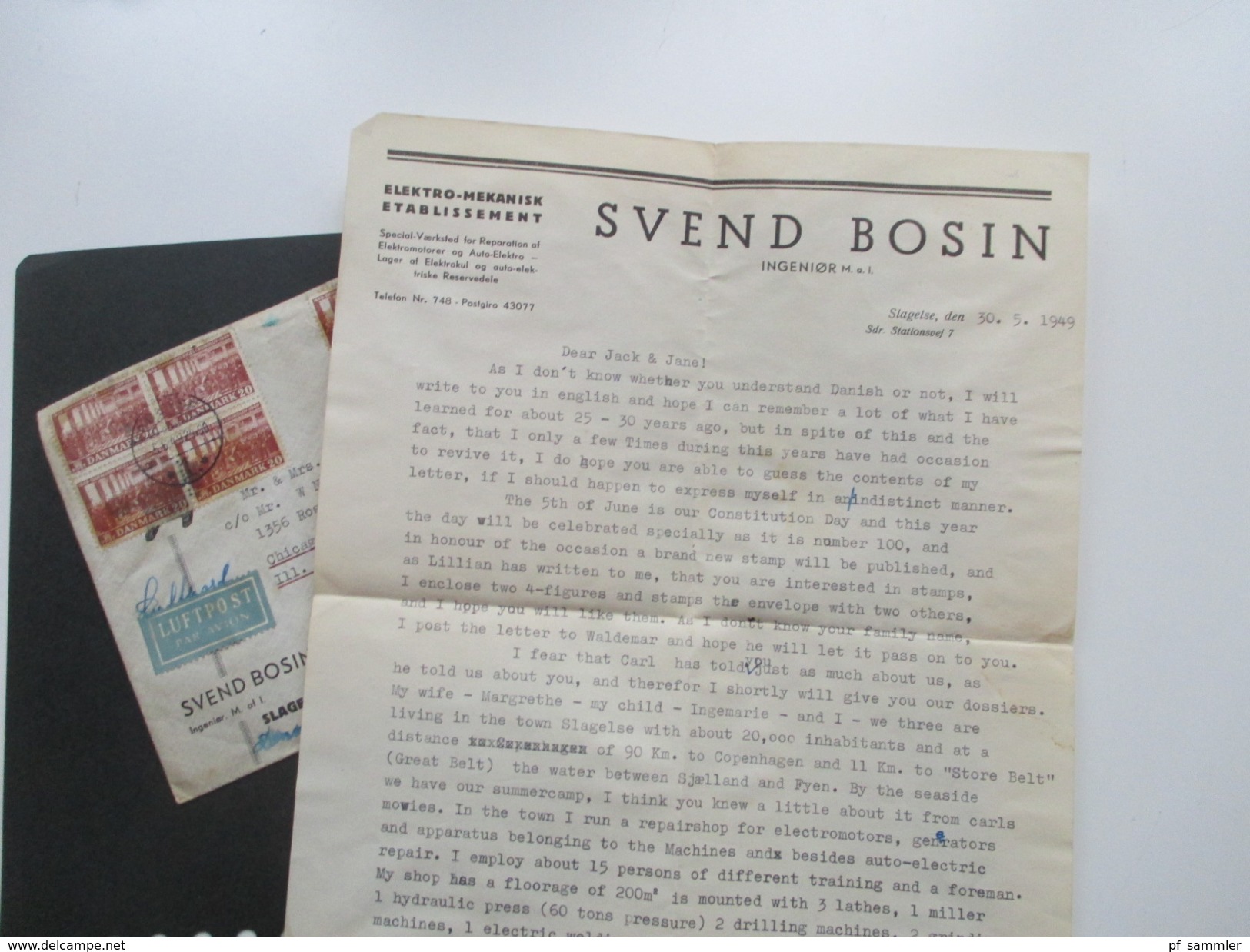 Dänemark 1950/60er Luftpostbelege alle in die USA gelaufen! 89 stk. Viele Jul Marken / Aerogramme! Interessanter Posten!