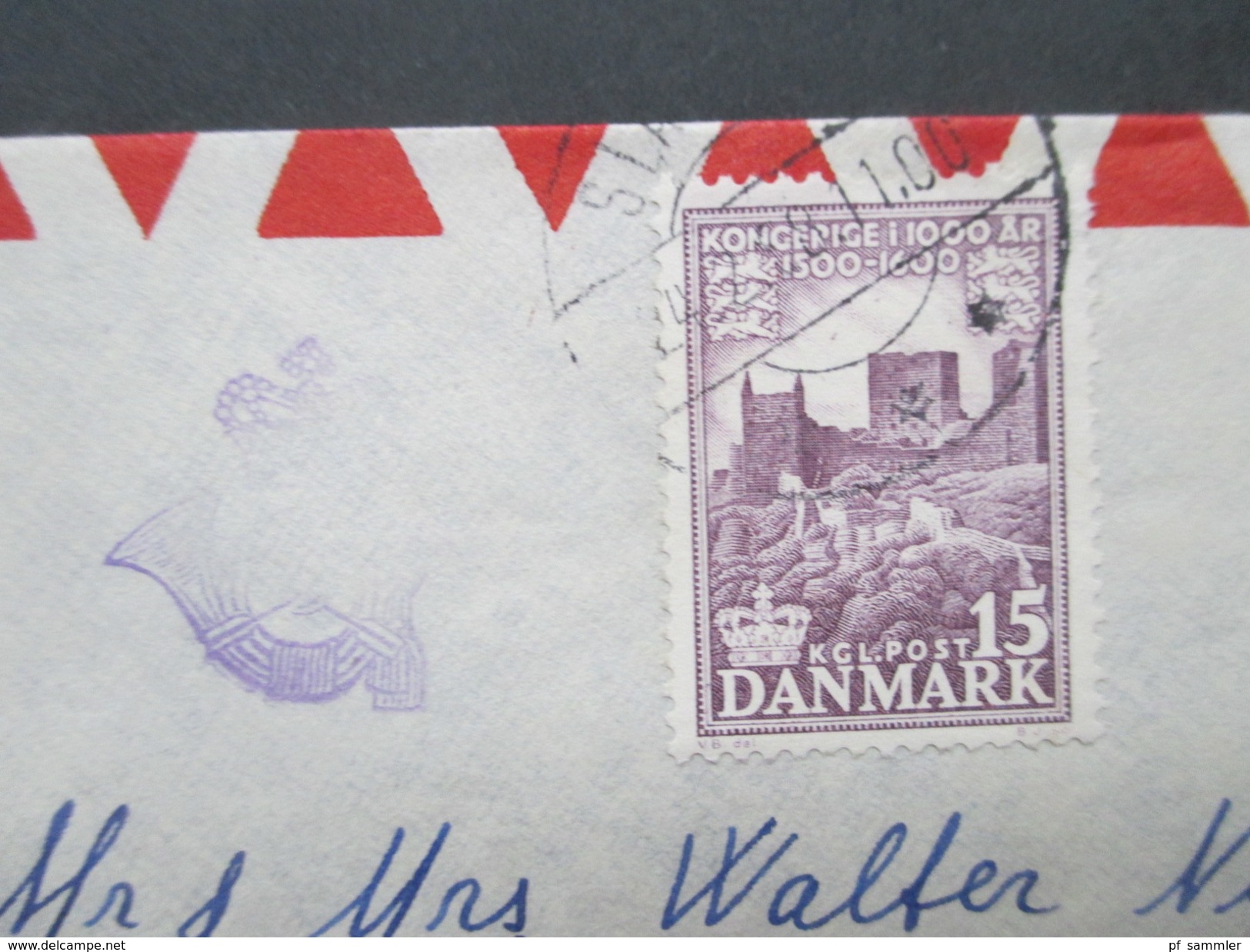 Dänemark 1950/60er Luftpostbelege alle in die USA gelaufen! 89 stk. Viele Jul Marken / Aerogramme! Interessanter Posten!