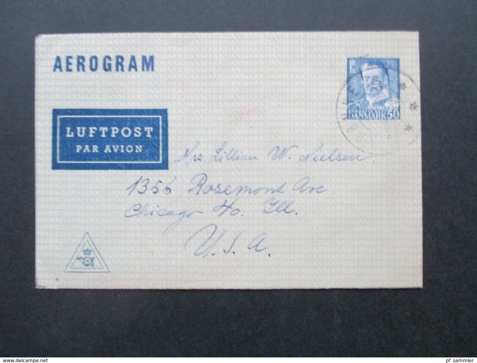 Dänemark 1950/60er Luftpostbelege alle in die USA gelaufen! 89 stk. Viele Jul Marken / Aerogramme! Interessanter Posten!