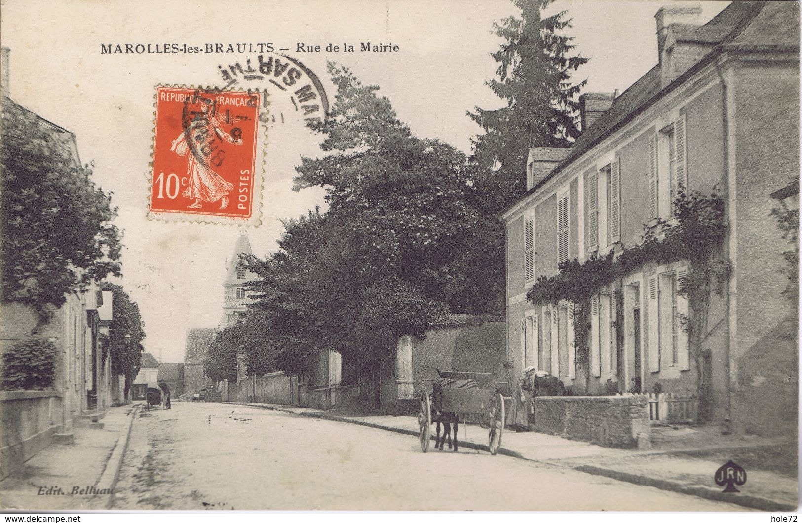 72 - Marolles-les-Braults (Sarthe) - Rue De La Mairie - Marolles-les-Braults