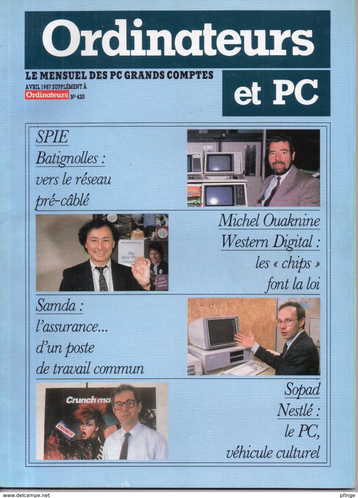 Ordinateurs Et PC - N°420, Avril 1987 - Informatique