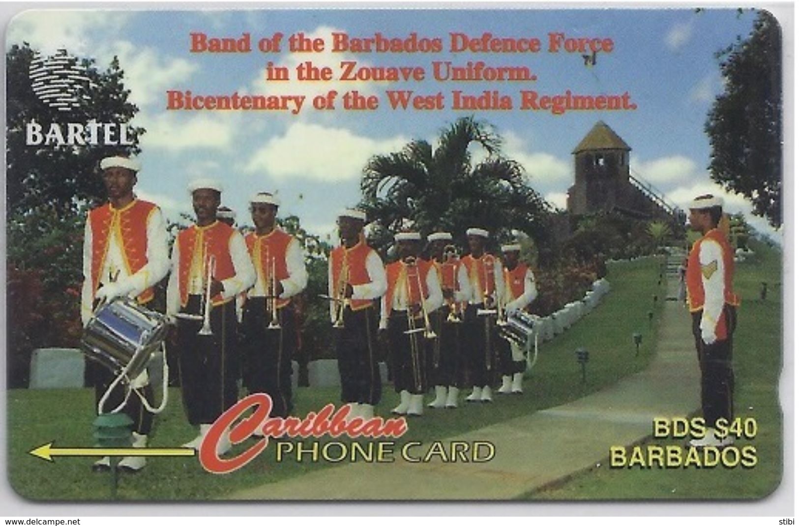 BARBADOS - BAND OF THE BARBADOS DEFENCE FORCE - 88CBDA - Barbados (Barbuda)