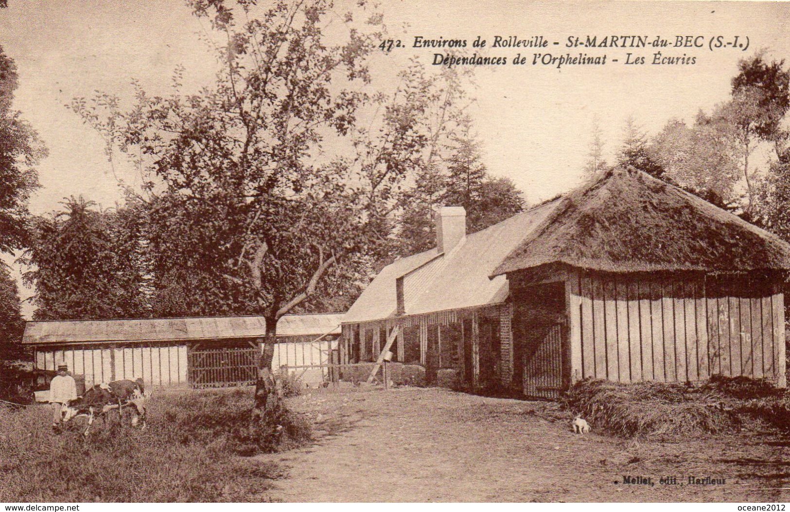 76 Saint Martin Du Bec. Dependance De L' Orphelinat. Les Ecuries - Autres & Non Classés