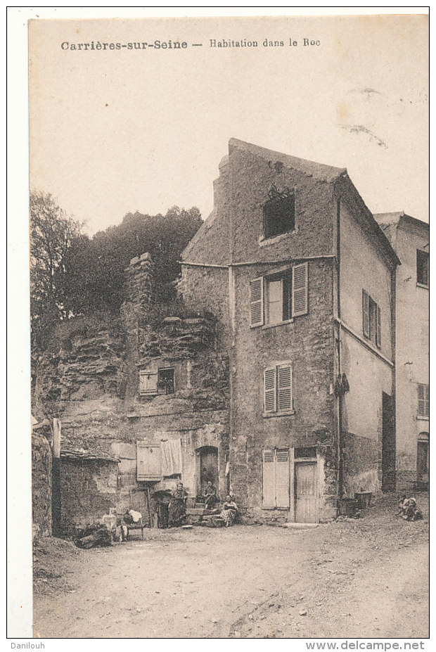 78 // CARRIERS SUR SEINE    Habitation Dans Le Roc - Carrières-sur-Seine