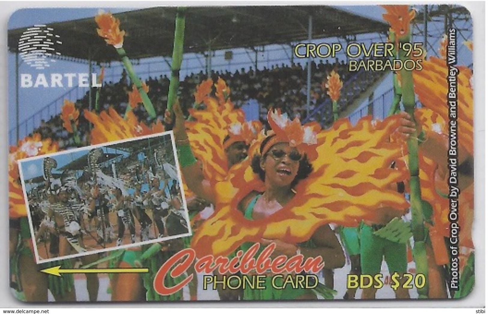 BARBADOS - CROP OVER '95 - 87CBDA - Barbados