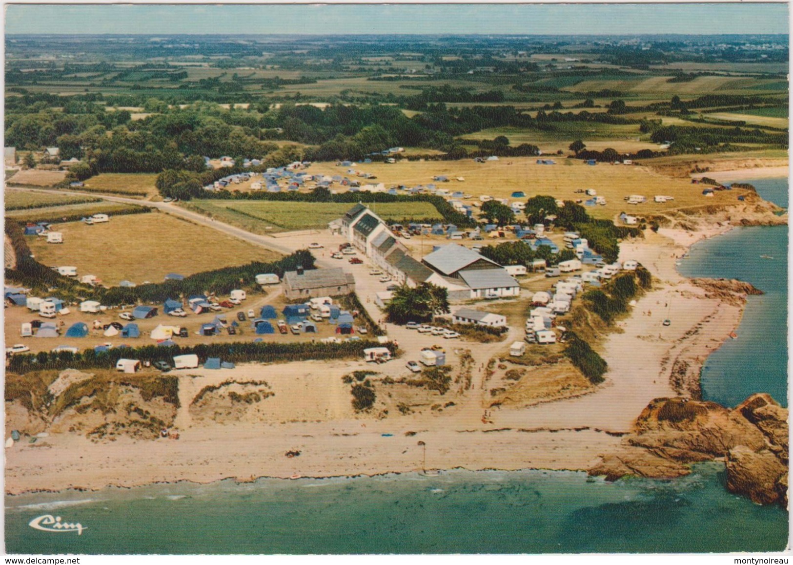 Morbihan :  AMBON - CROMENAC' H : Vue  Aérienne , Les  Campings - Other & Unclassified