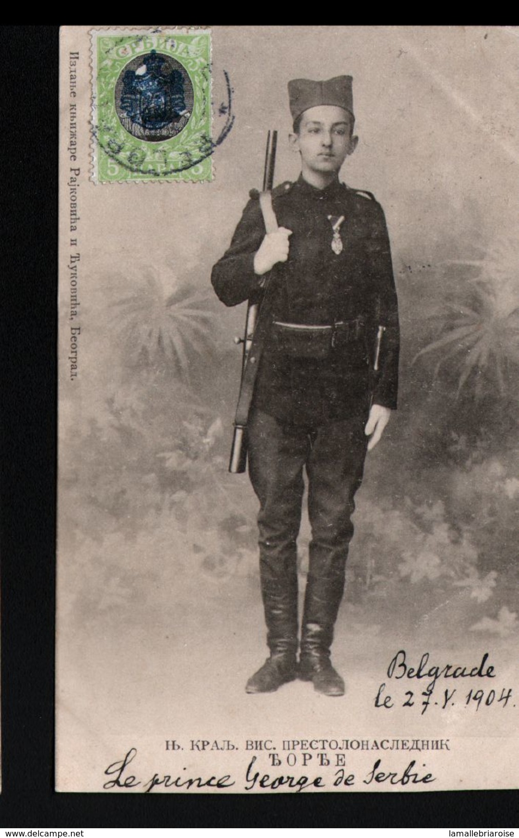 Guerre 1914-18, Le Prince George De Serbie - Weltkrieg 1914-18