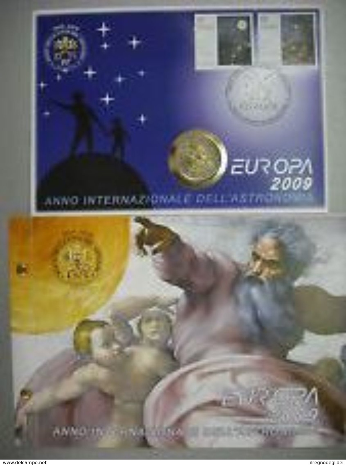 CITTA DEL VATICANO ANNO 2009 - ANNO INTERNAZIONALE DELL'ASTRONOMIA PONTIF BENEDETTO XVI -  BUSTA FILATELICO NUMISMATICA - Vaticano