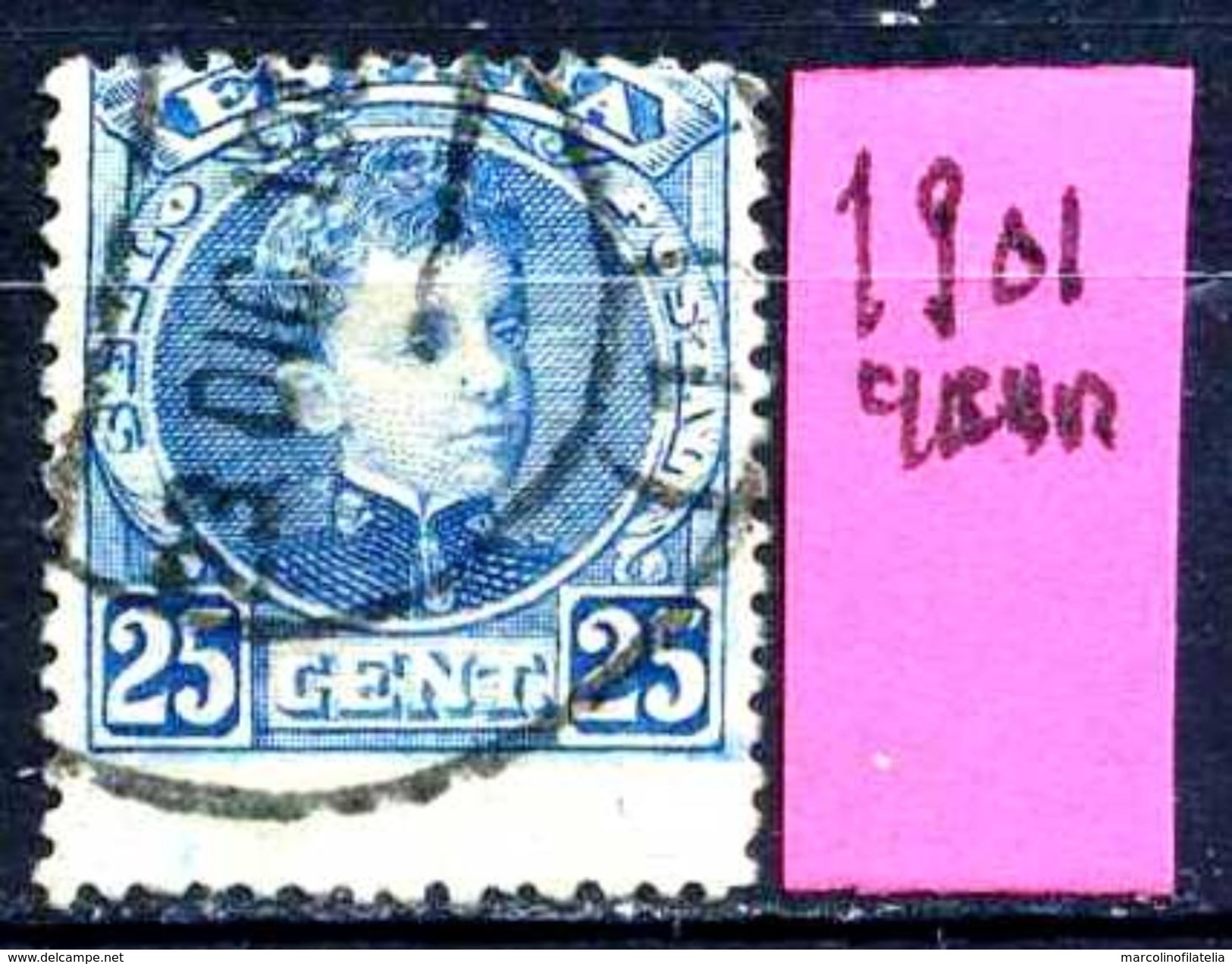 SPAGNA - Year 1901 - Usato - Used - Utilisè - Gebraucht. - Usati